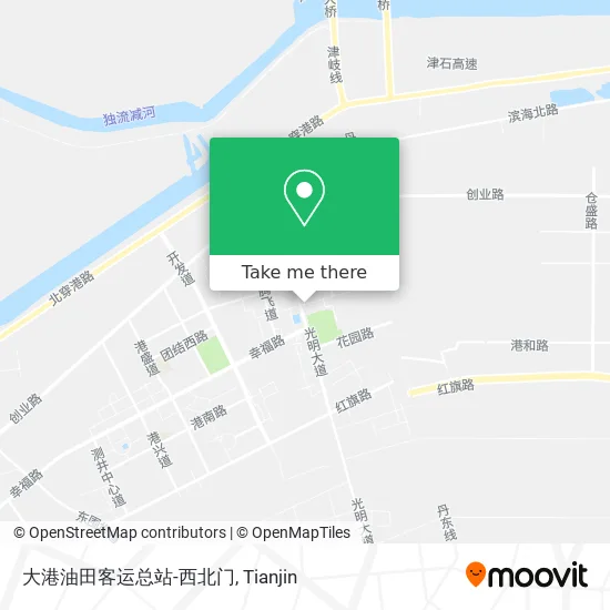 大港油田客运总站-西北门 map
