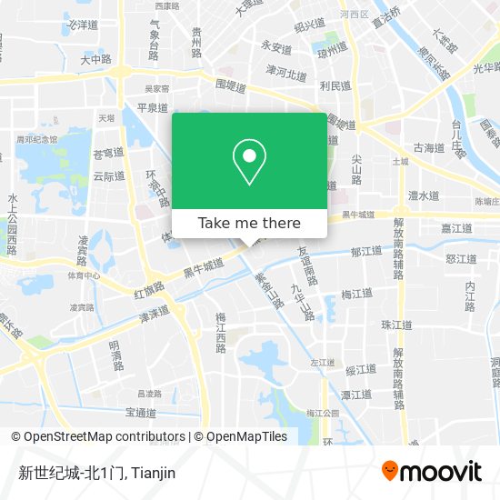新世纪城-北1门 map