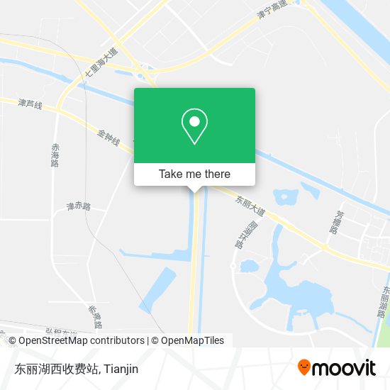 东丽湖西收费站 map