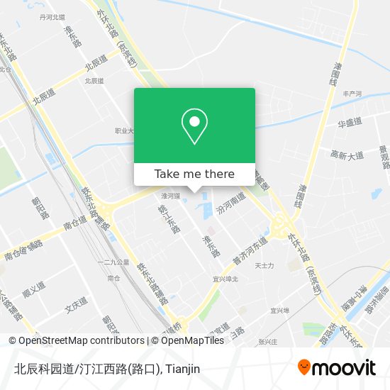 北辰科园道/汀江西路(路口) map
