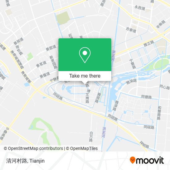 清河村路 map