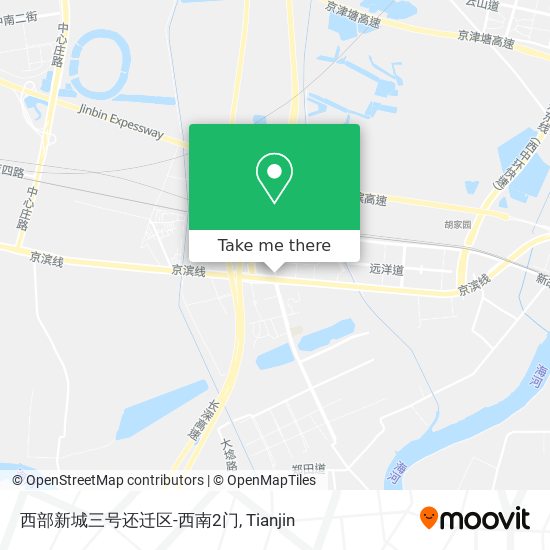 西部新城三号还迁区-西南2门 map