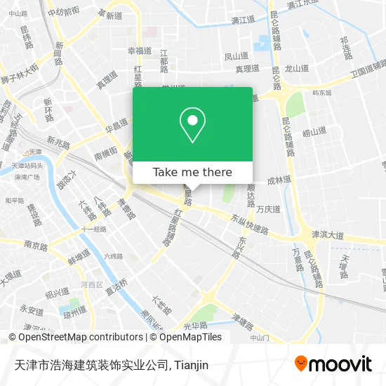 天津市浩海建筑装饰实业公司 map