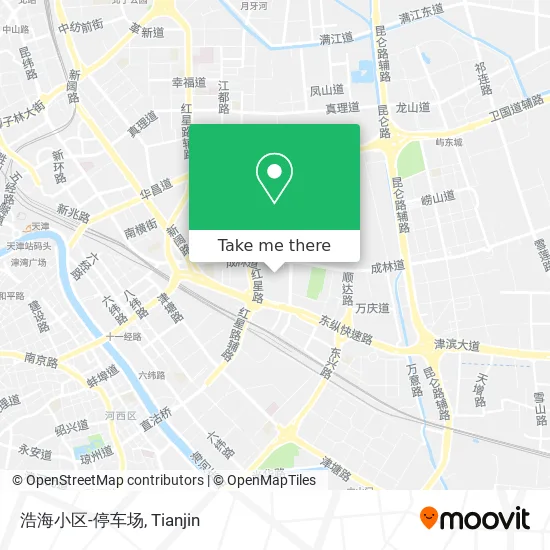 浩海小区-停车场 map