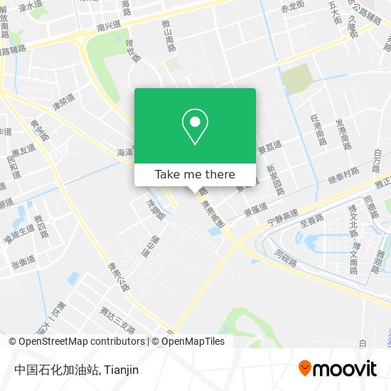 中国石化加油站 map