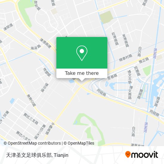 天津圣文足球俱乐部 map