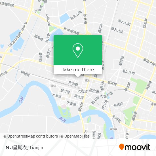 N J星期衣 map