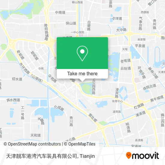 天津靓车港湾汽车装具有限公司 map