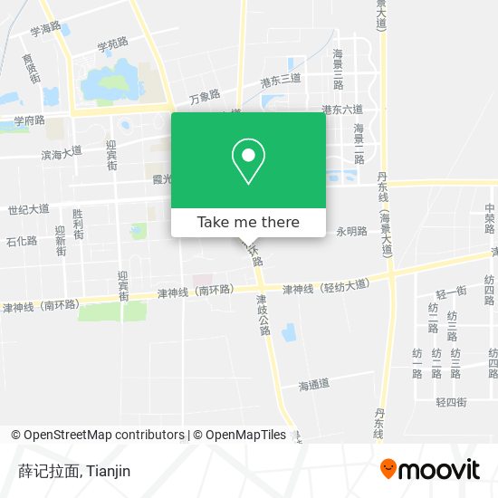 薛记拉面 map