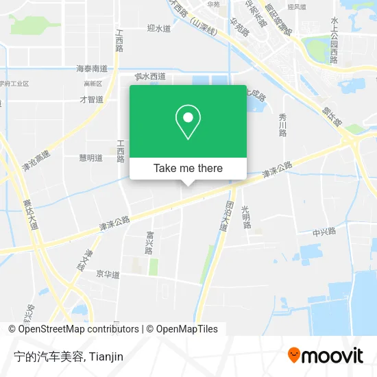 宁的汽车美容 map
