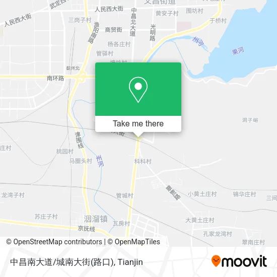 中昌南大道/城南大街(路口) map