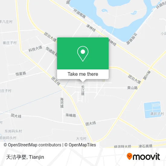 天洁孕婴 map