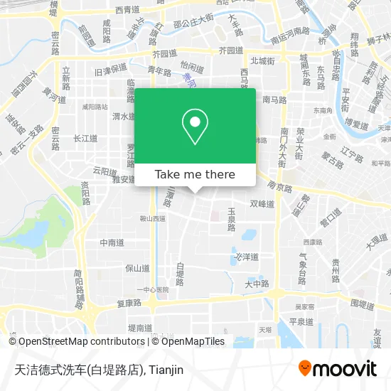 天洁德式洗车(白堤路店) map