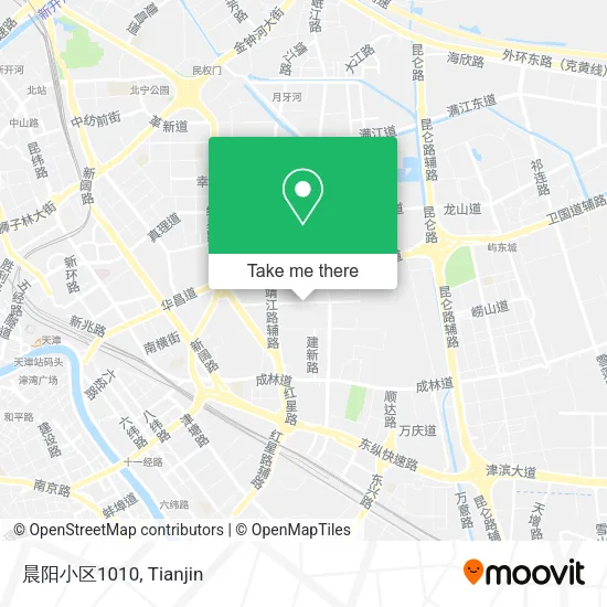 晨阳小区1010 map