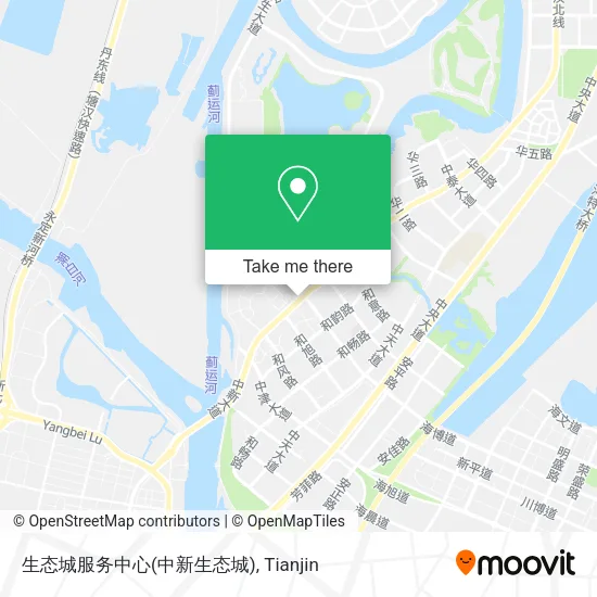 生态城服务中心(中新生态城) map