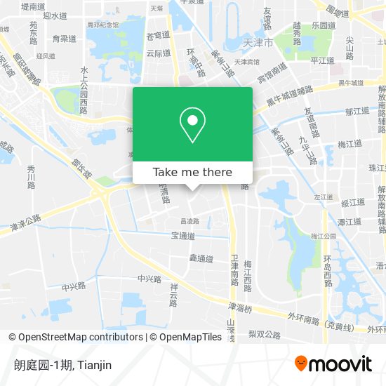朗庭园-1期 map
