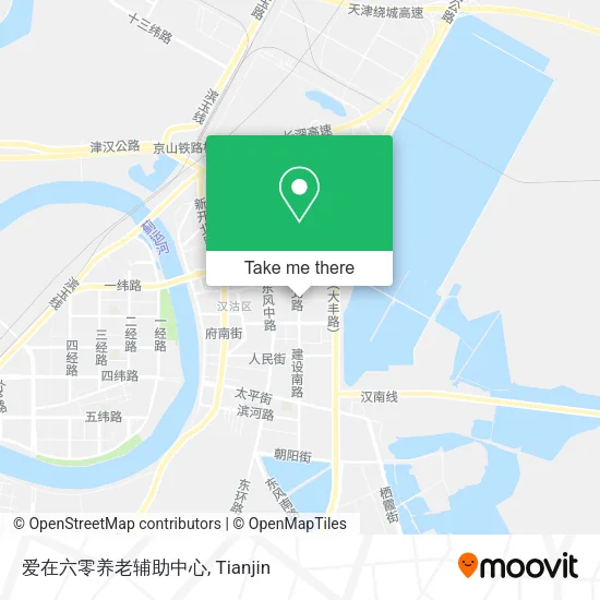 爱在六零养老辅助中心 map