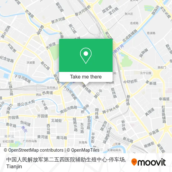 中国人民解放军第二五四医院辅助生殖中心-停车场 map