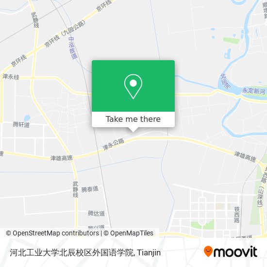 河北工业大学北辰校区外国语学院 map
