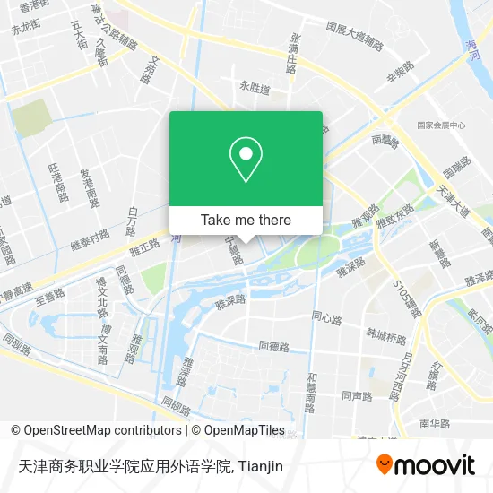 天津商务职业学院应用外语学院 map