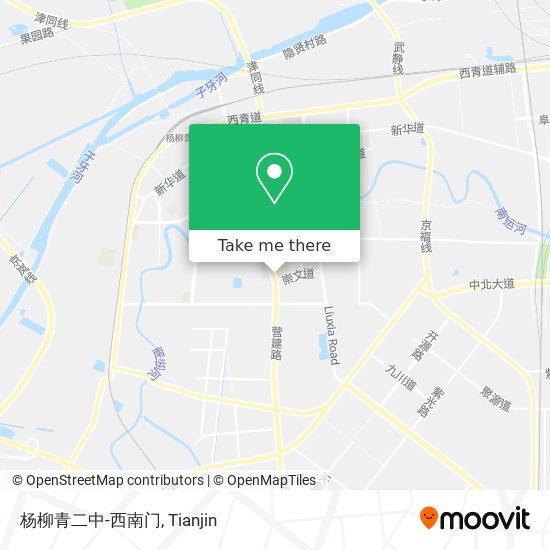 杨柳青二中-西南门 map