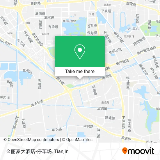 金丽豪大酒店-停车场 map
