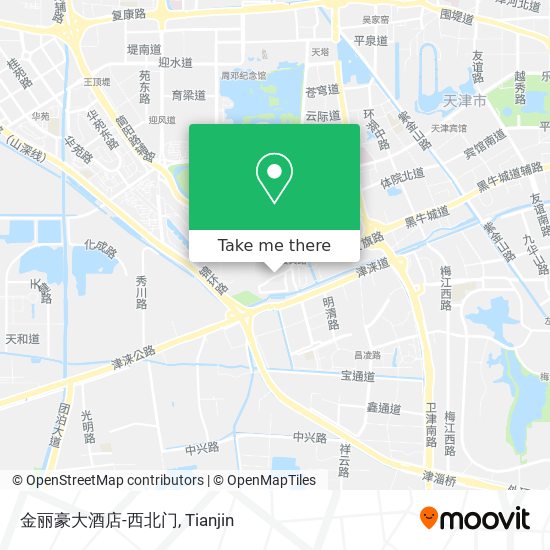 金丽豪大酒店-西北门 map