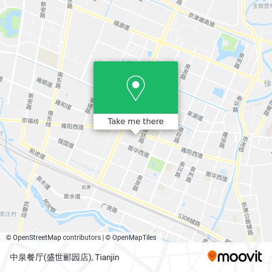 中泉餐厅(盛世郦园店) map