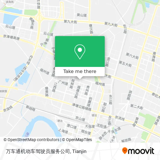 万车通机动车驾驶员服务公司 map