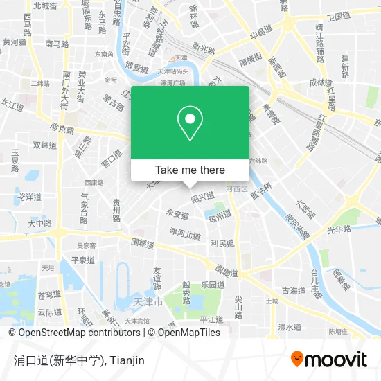 浦口道(新华中学) map