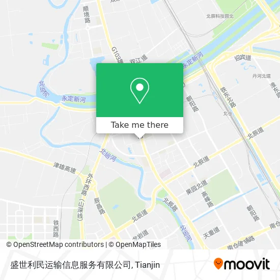盛世利民运输信息服务有限公司 map