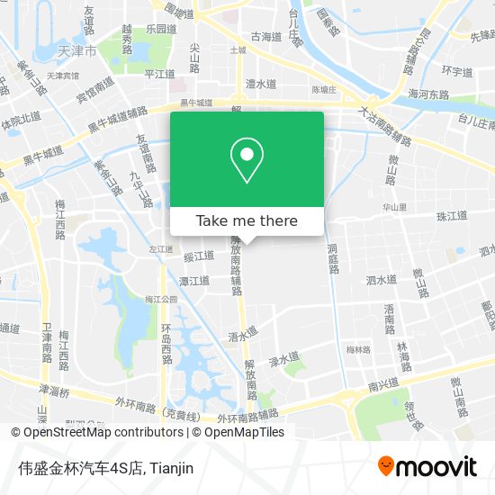 伟盛金杯汽车4S店 map