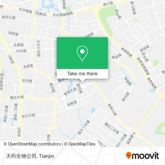 天药生物公司 map