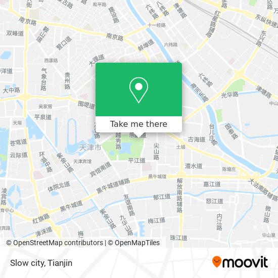 Slow city map