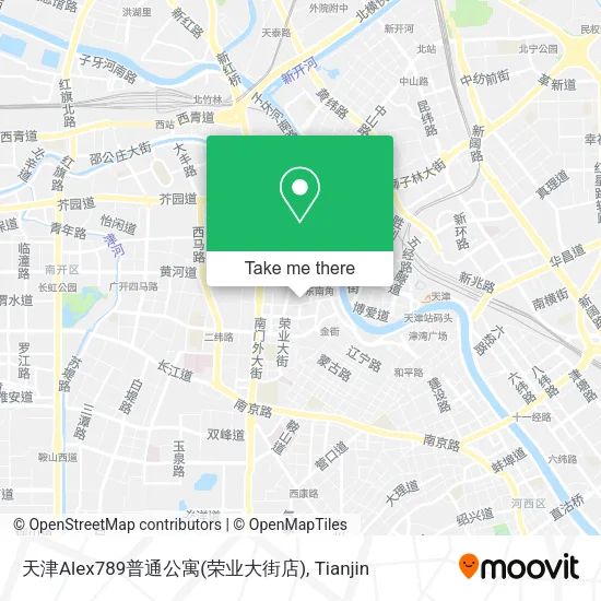 天津Alex789普通公寓(荣业大街店) map