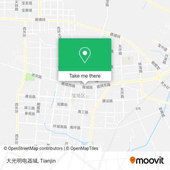 大光明电器城 map