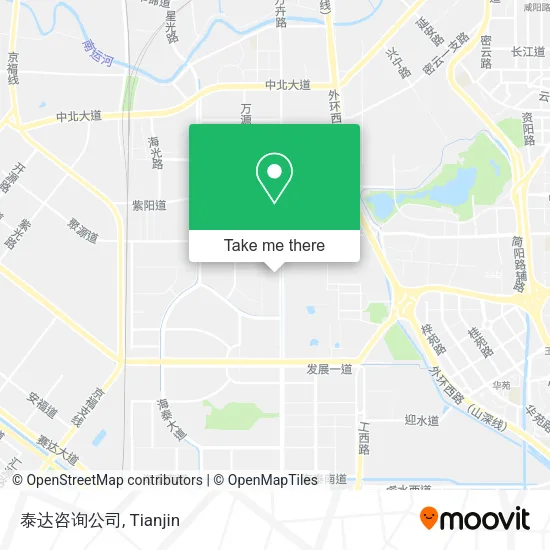 泰达咨询公司 map