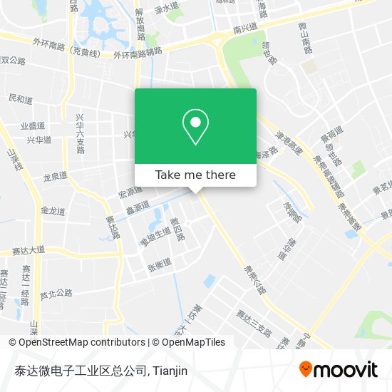 泰达微电子工业区总公司 map