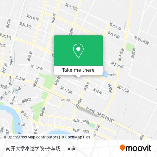 南开大学泰达学院-停车场 map