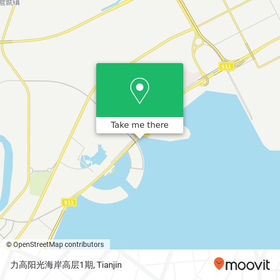 力高阳光海岸高层1期 map