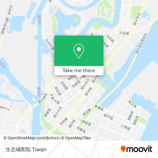 生态城医院 map
