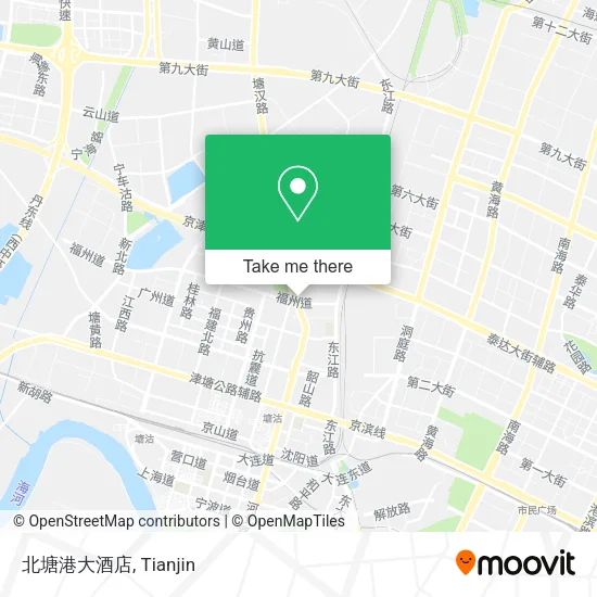 北塘港大酒店 map