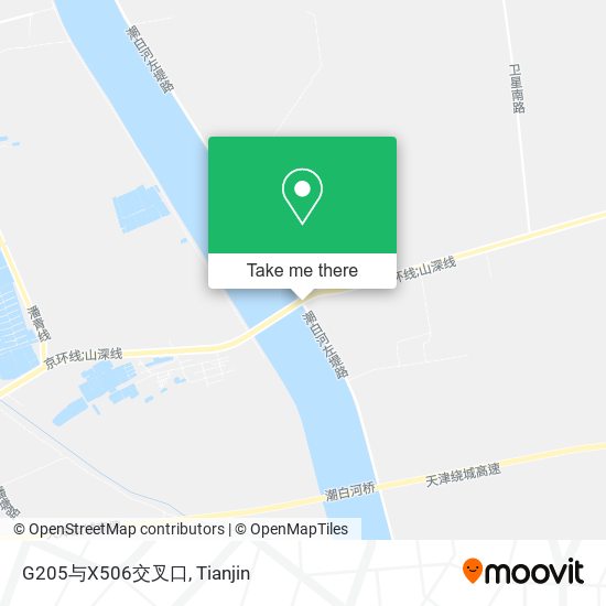 G205与X506交叉口 map