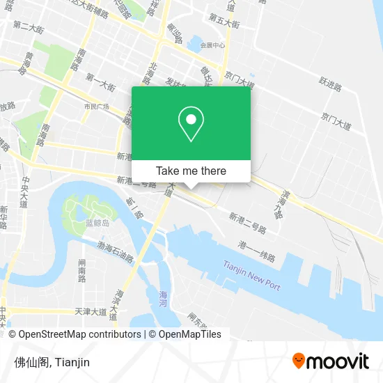 佛仙阁 map