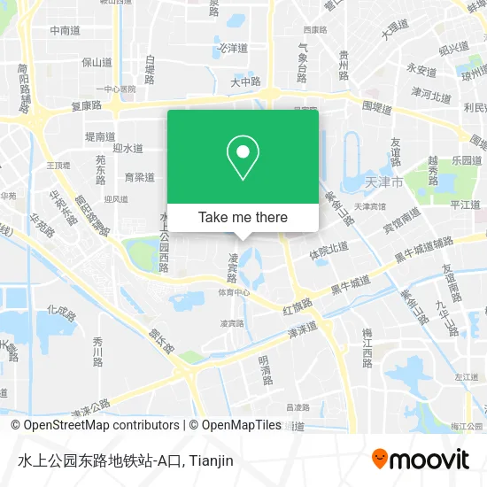 水上公园东路地铁站-A口 map