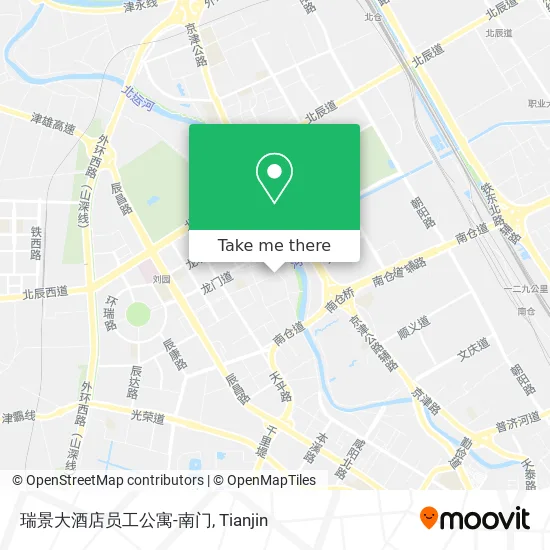 瑞景大酒店员工公寓-南门 map