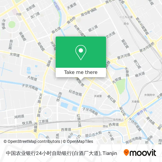 中国农业银行24小时自助银行(白酒厂大道) map