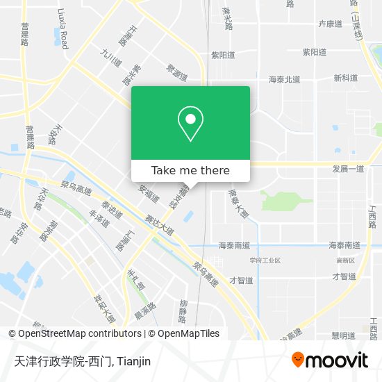 天津行政学院-西门 map