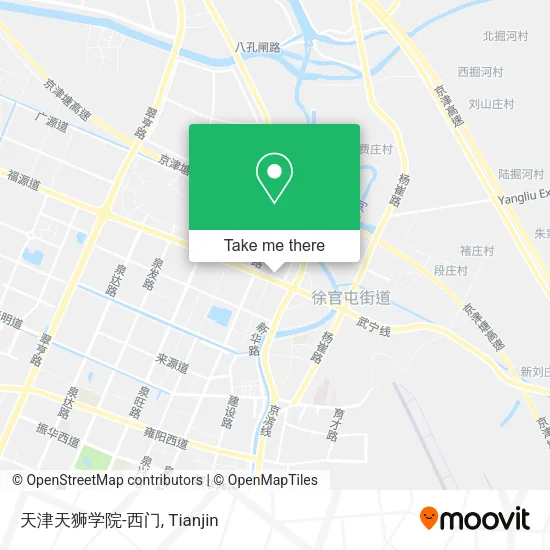 天津天狮学院-西门 map