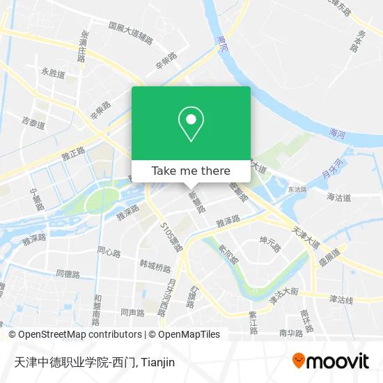 天津中德职业学院-西门 map